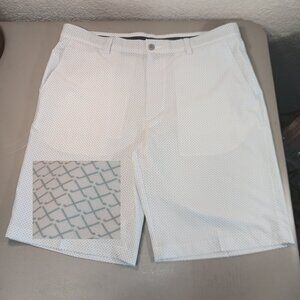 PGA Tour men's lightweight 4 pocket golf club pattern golf shorts sz 36